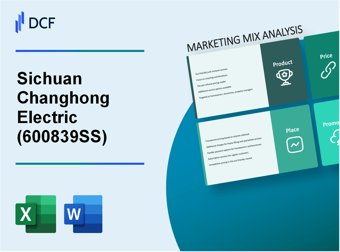 Sichuan Changhong Electric Co.,Ltd. (600839.SS): Marketing Mix Analysis