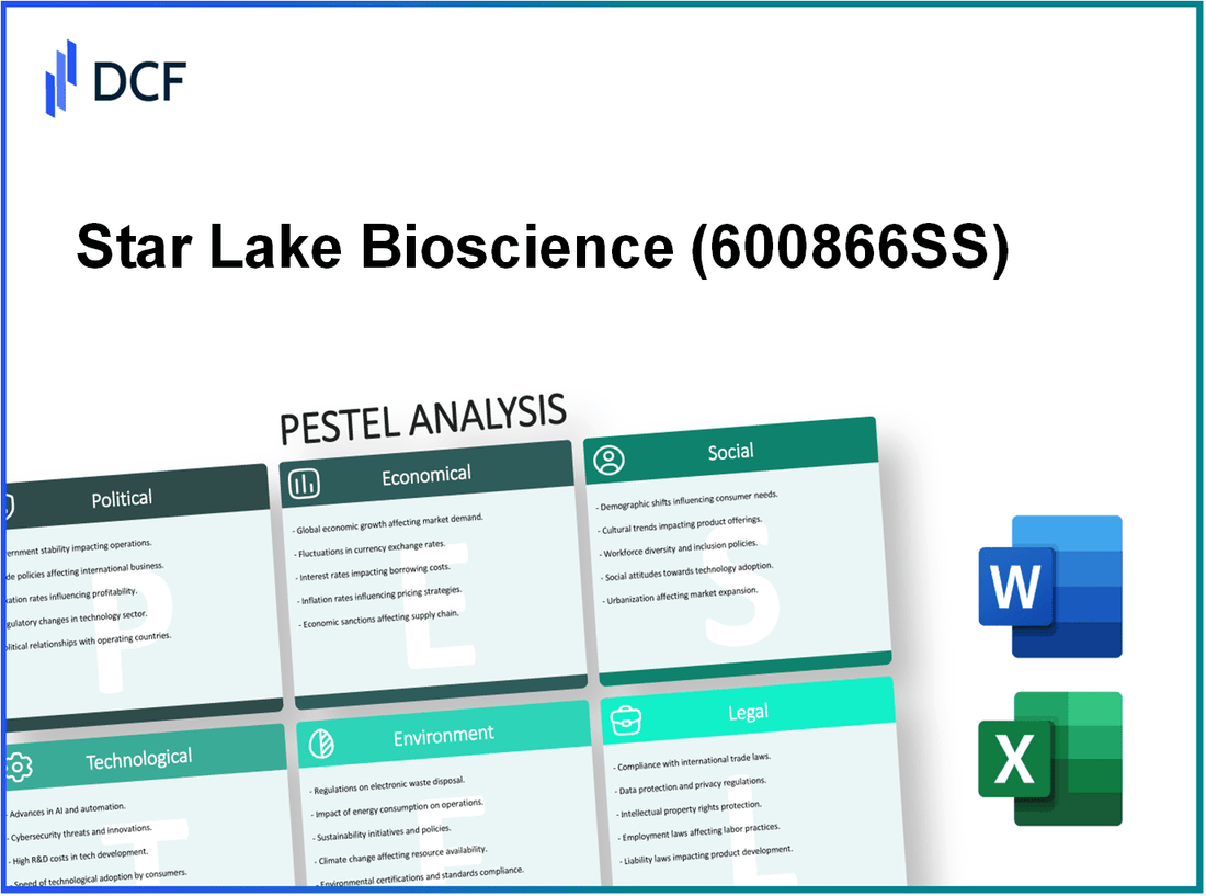 Star Lake Bioscience Co., Inc.Zhaoqing Guangdong (600866.SS): PESTEL Analysis