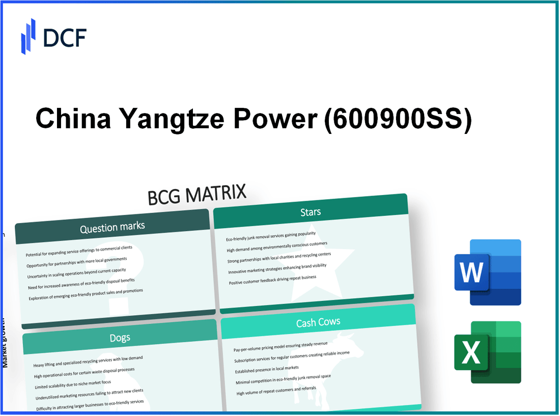 China Yangtze Power Co., Ltd. (600900.SS): BCG Matrix