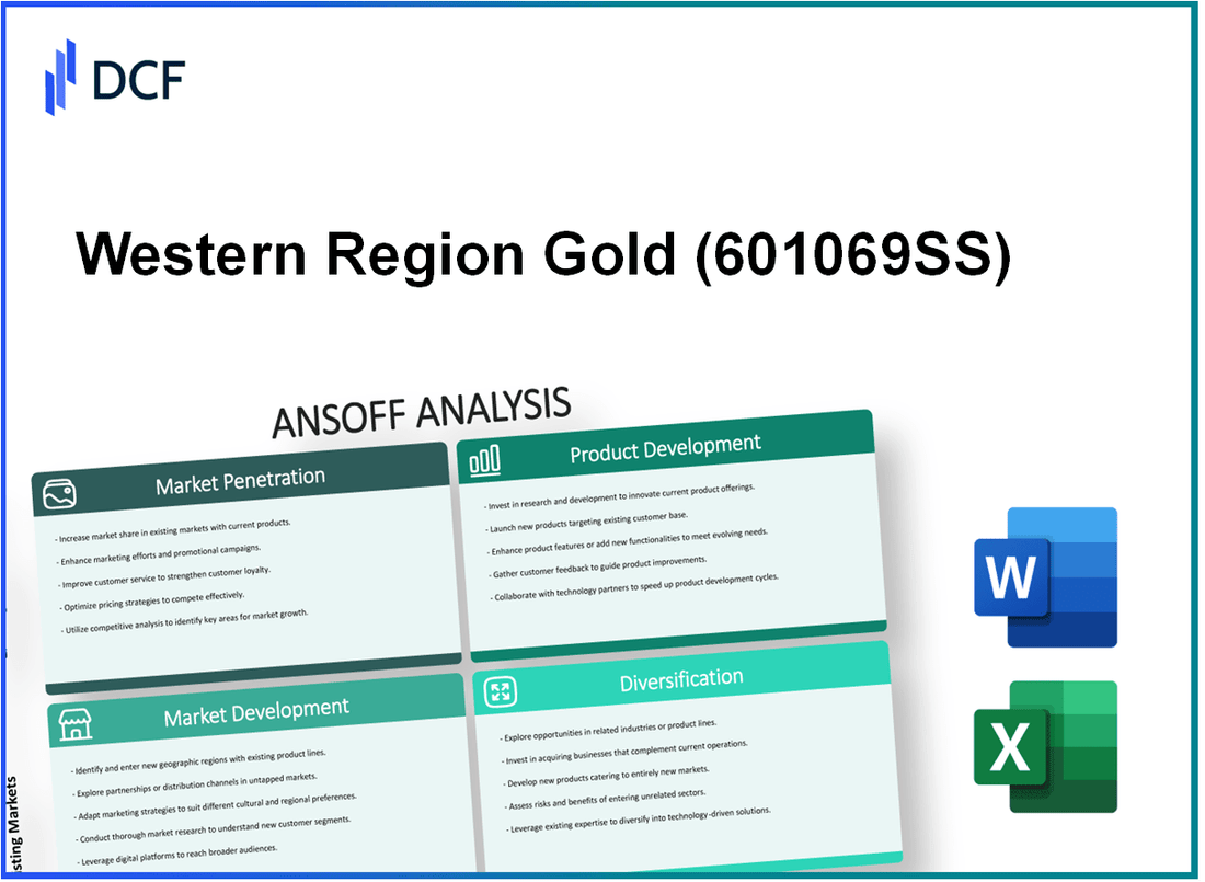 Western Region Gold Co., Ltd. (601069.SS): Ansoff Matrix