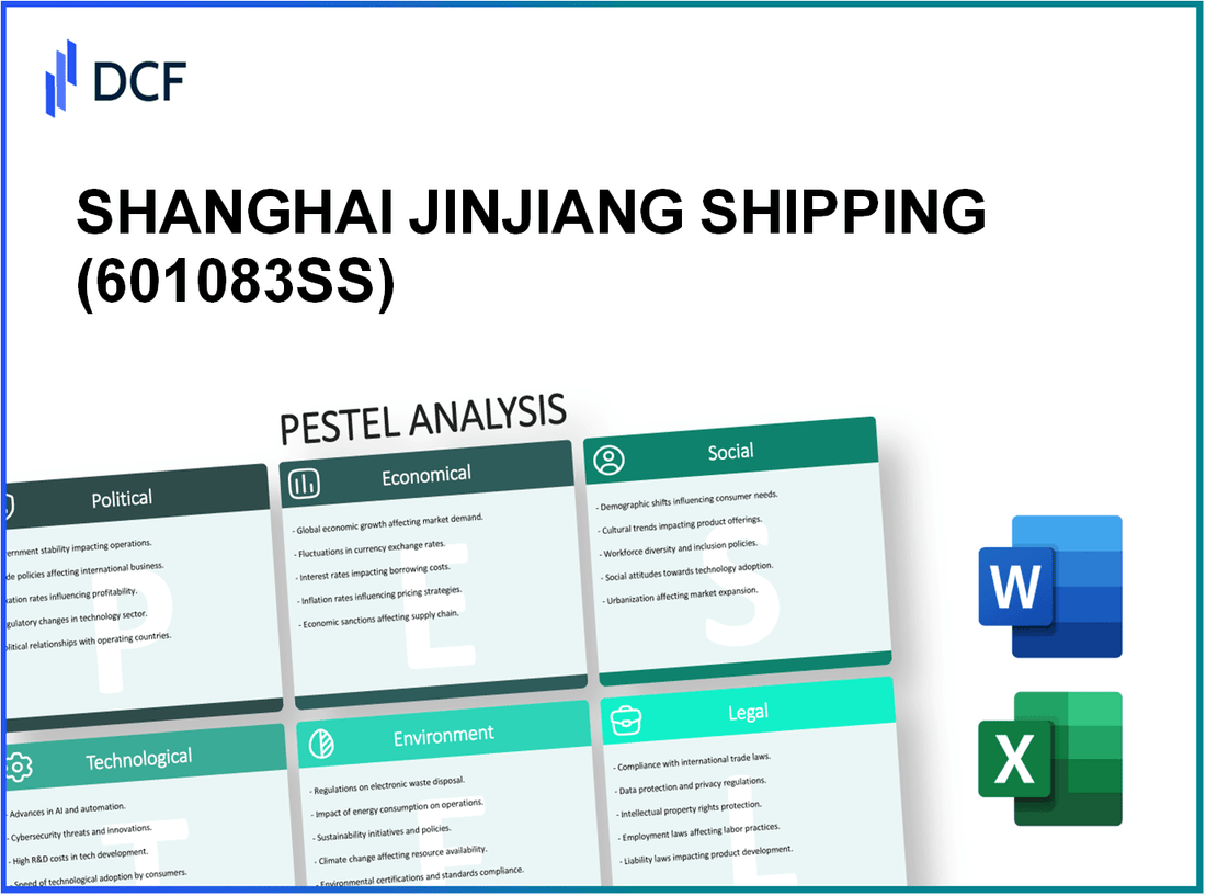 SHANGHAI JINJIANG SHIPPING CO (601083.SS): PESTEL Analysis