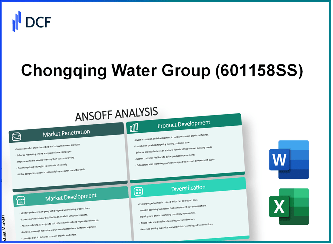 Chongqing Water Group Co.,Ltd. (601158.SS): Ansoff Matrix