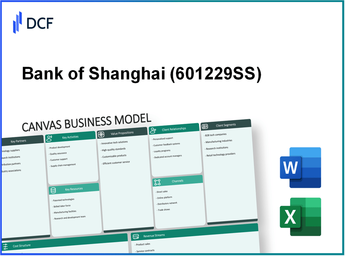 Bank of Shanghai Co., Ltd. (601229.SS): Canvas Business Model
