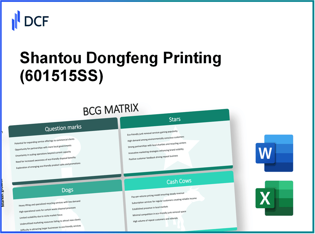 Shantou Dongfeng Printing Co., Ltd. (601515.SS): BCG Matrix