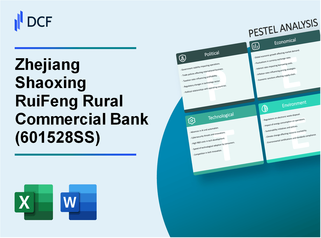 Zhejiang Shaoxing RuiFeng Rural Commercial Bank Co.,Ltd (601528.SS): PESTEL Analysis