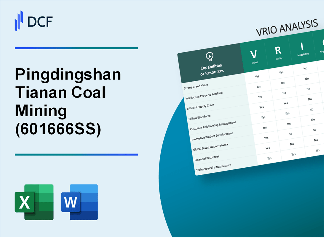 Pingdingshan Tianan Coal. Mining Co., Ltd. (601666.SS): VRIO Analysis