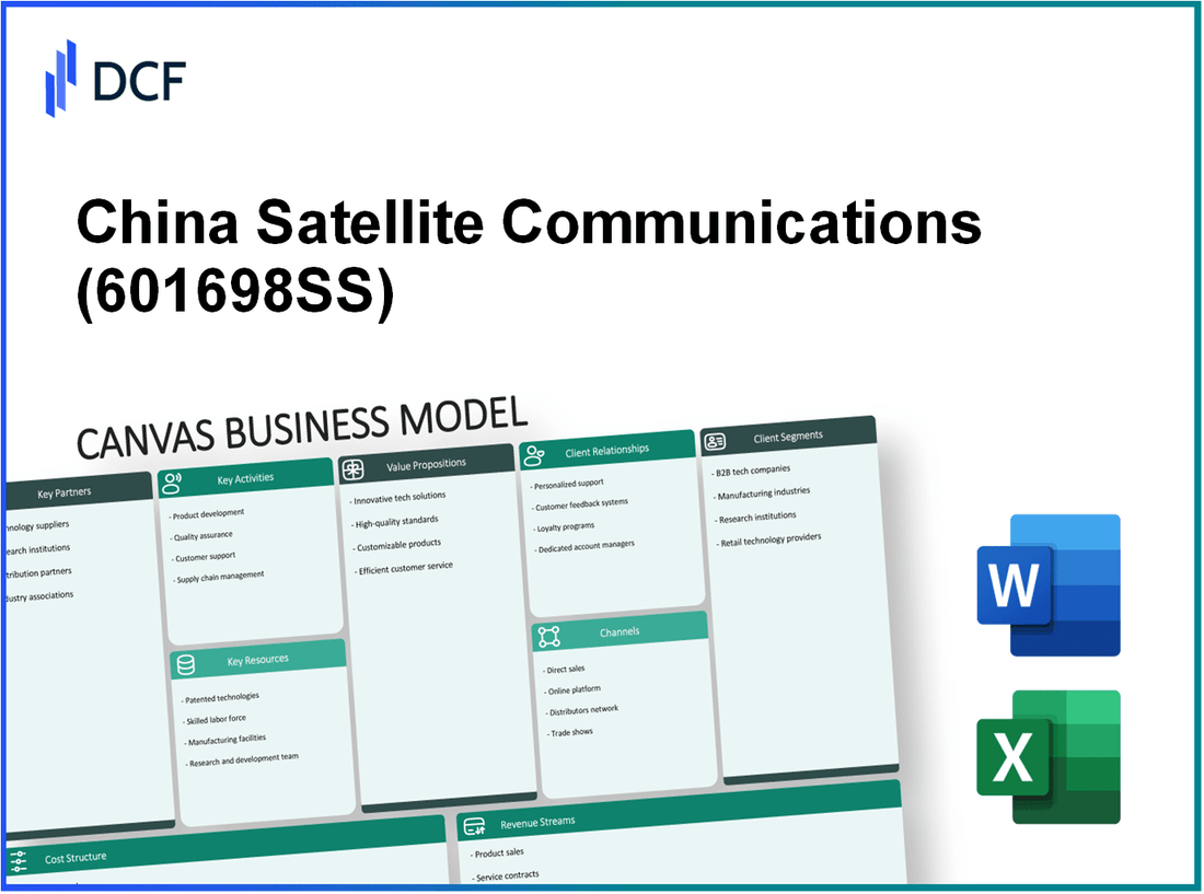 China Satellite Communications Co., Ltd. (601698.SS): Canvas Business Model