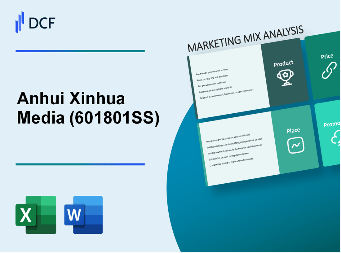 Anhui Xinhua Media Co., Ltd. (601801.SS): Marketing Mix Analysis
