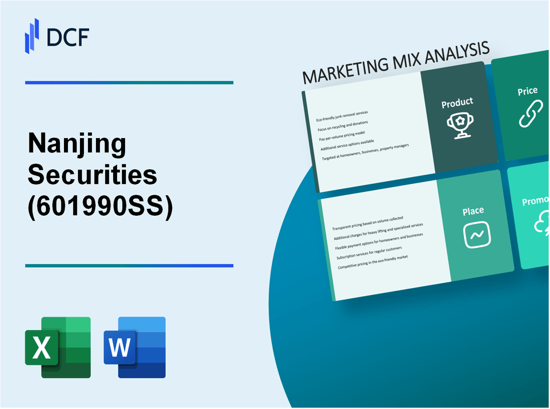 Nanjing Securities Co., Ltd. (601990.SS): Marketing Mix Analysis