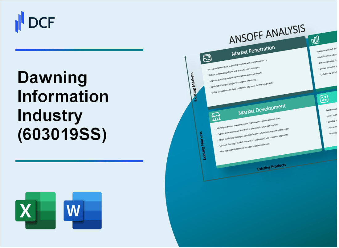 Dawning Information Industry Co., Ltd. (603019.SS): Ansoff Matrix