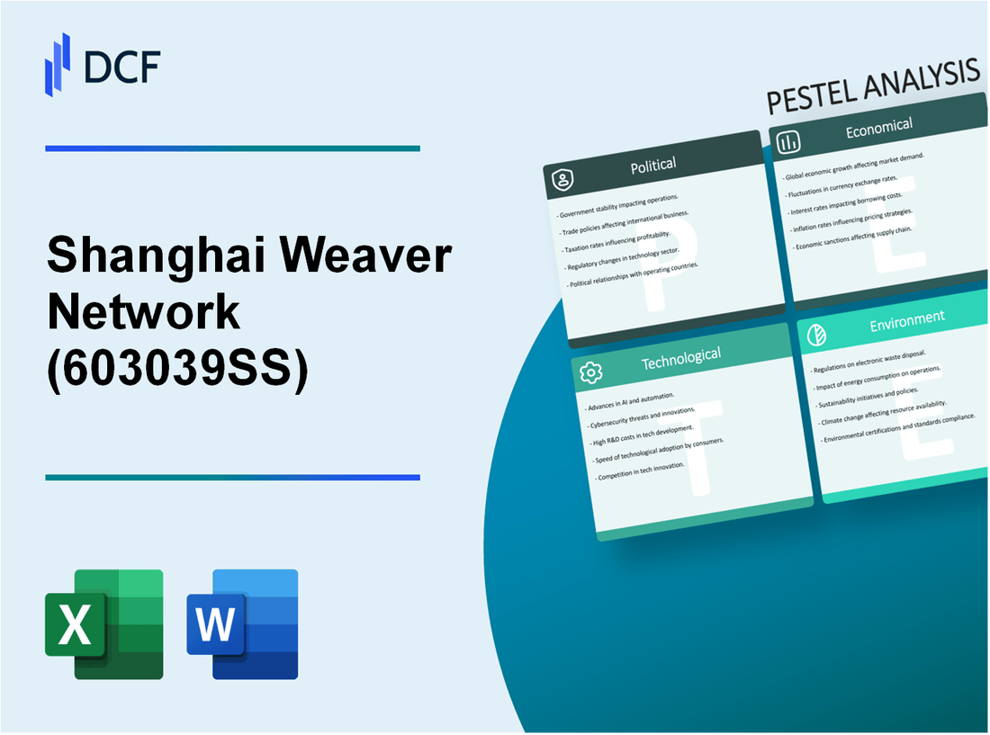 Shanghai Weaver Network Co., Ltd. (603039.SS): PESTEL Analysis
