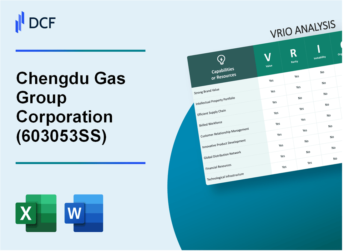 Chengdu Gas Group Corporation Ltd. (603053.SS): VRIO Analysis