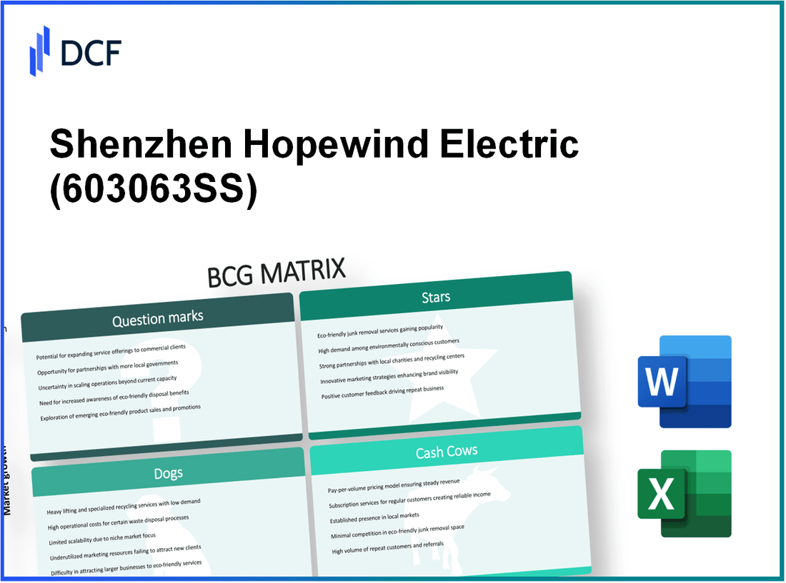 Shenzhen Hopewind Electric Co., Ltd. (603063.SS): BCG Matrix