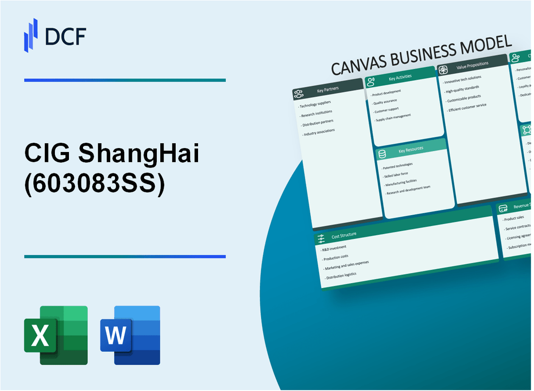 CIG ShangHai Co., Ltd. (603083.SS): Canvas Business Model