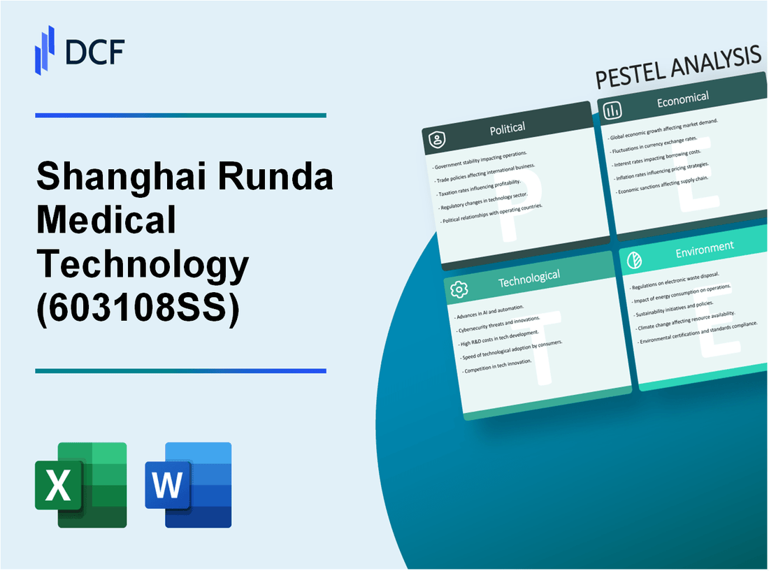 Shanghai Runda Medical Technology Co., Ltd. (603108.SS): PESTEL Analysis