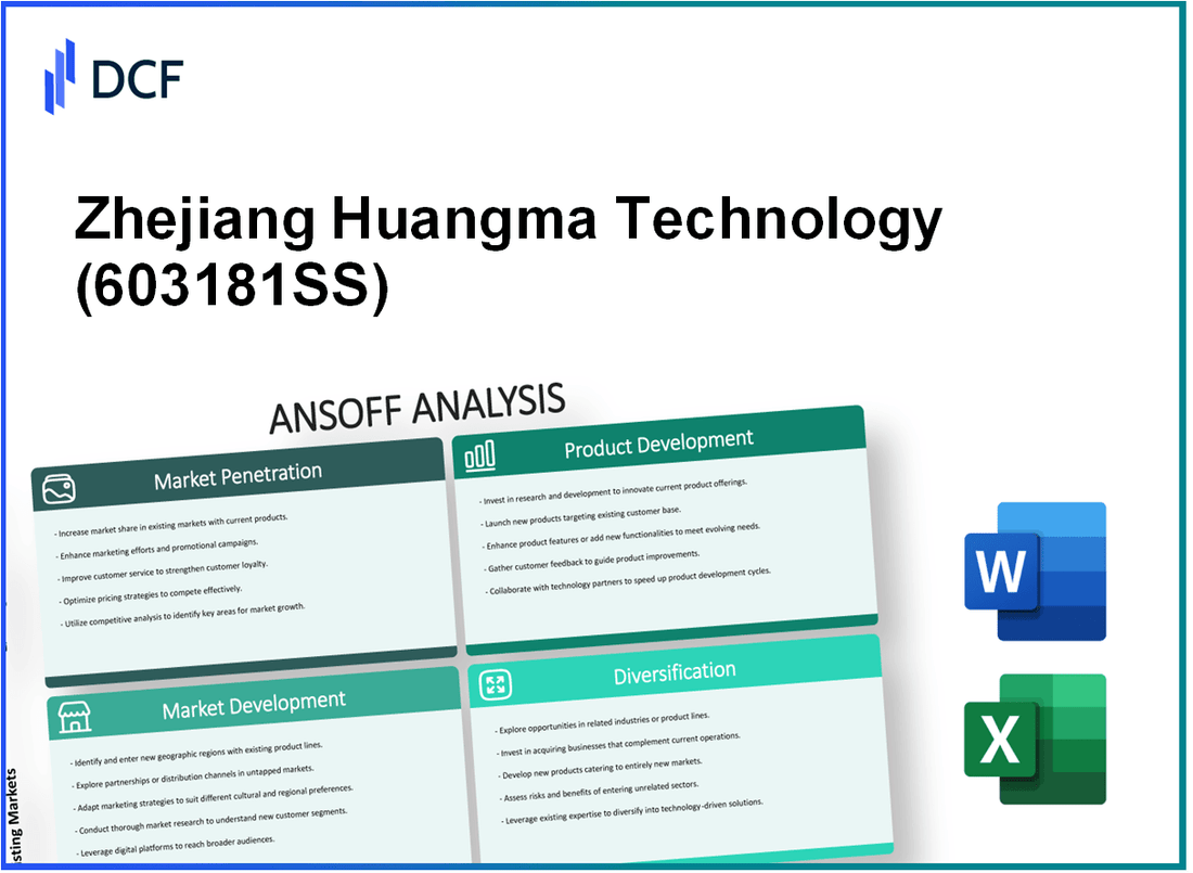 Zhejiang Huangma Technology Co.,Ltd (603181.SS): Ansoff Matrix