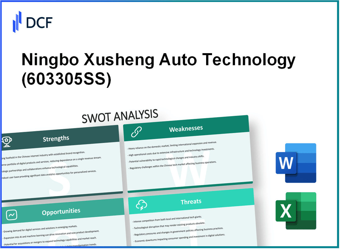 Ningbo Xusheng Auto Technology Co., Ltd. (603305.SS): SWOT Analysis