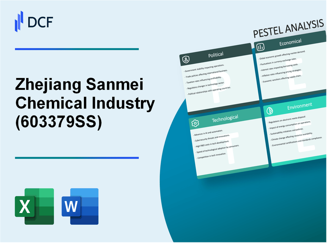 Zhejiang Sanmei Chemical Industry Co., Ltd. (603379.SS): PESTEL Analysis