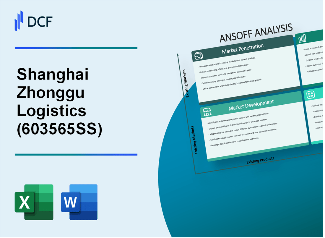 Shanghai Zhonggu Logistics Co., Ltd. (603565.SS): Ansoff Matrix