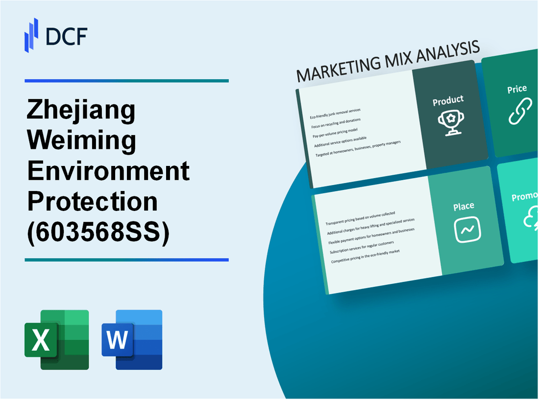 Zhejiang Weiming Environment Protection Co., Ltd. (603568.SS): Marketing Mix Analysis