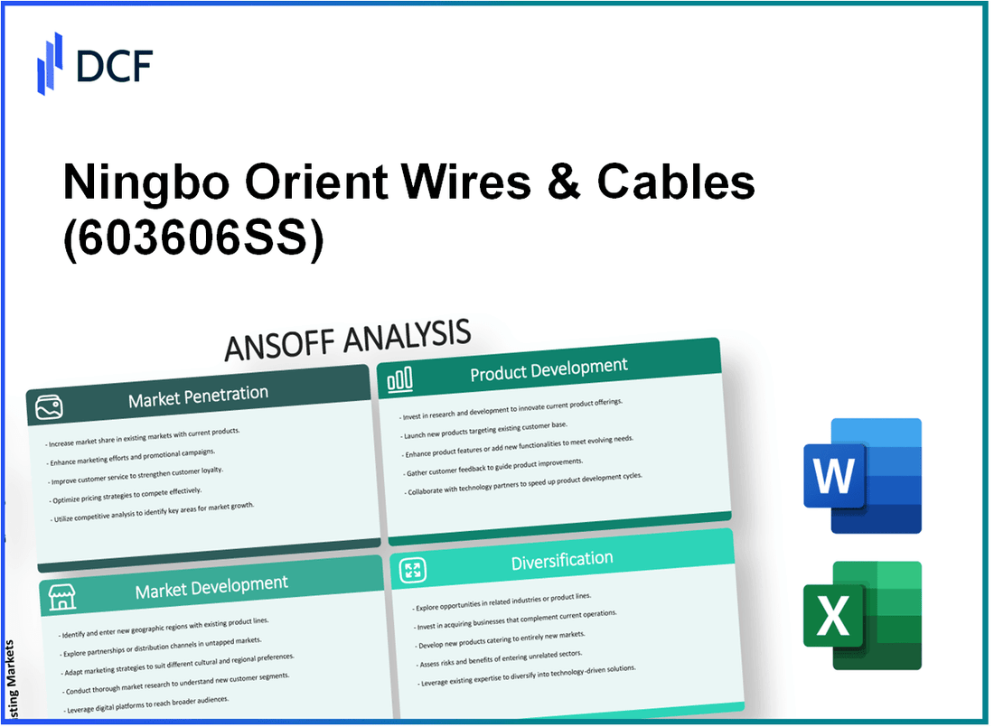 Ningbo Orient Wires & Cables Co.,Ltd. (603606.SS): Ansoff Matrix