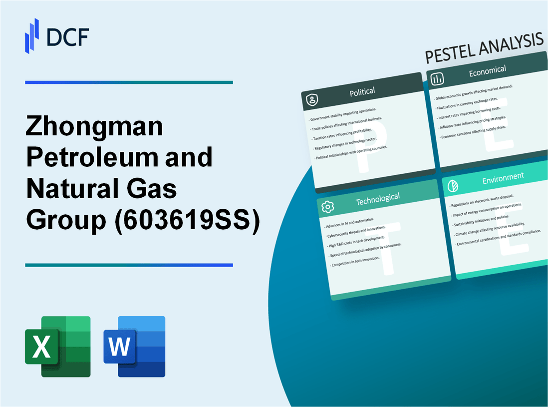 Zhongman Petroleum and Natural Gas Group Corp., Ltd. (603619.SS): PESTEL Analysis