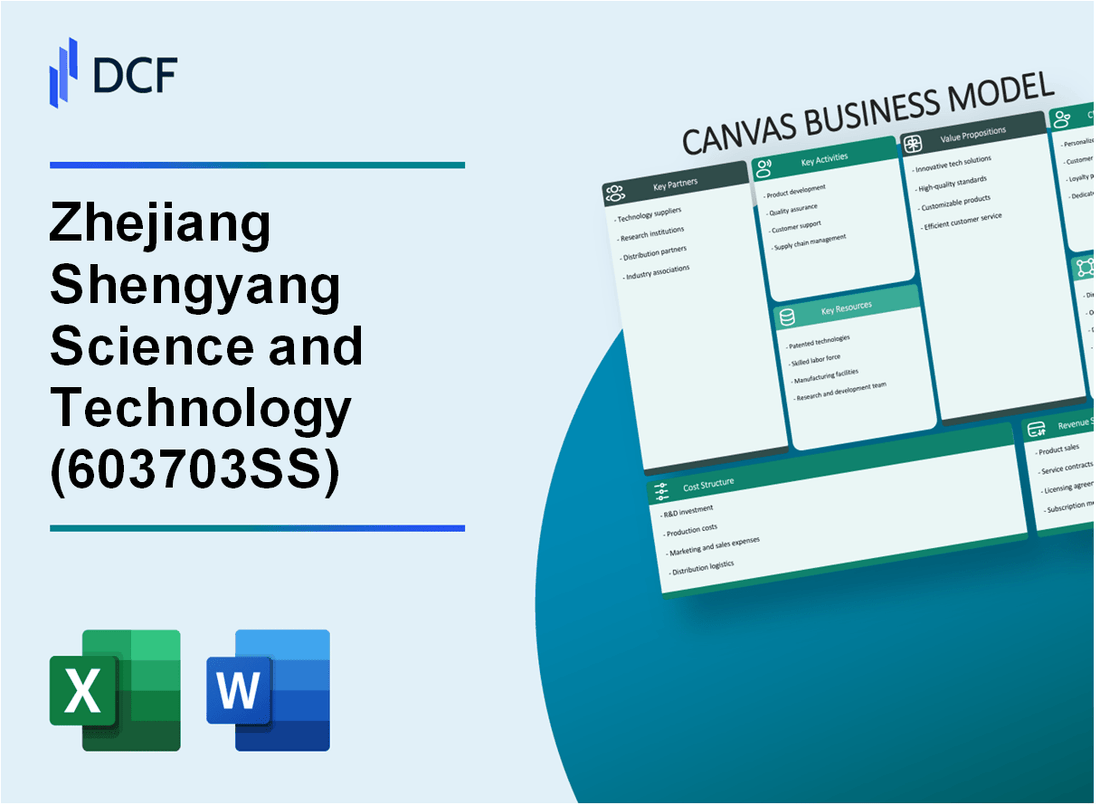 Zhejiang Shengyang Science and Technology Co., Ltd. (603703.SS): Canvas Business Model
