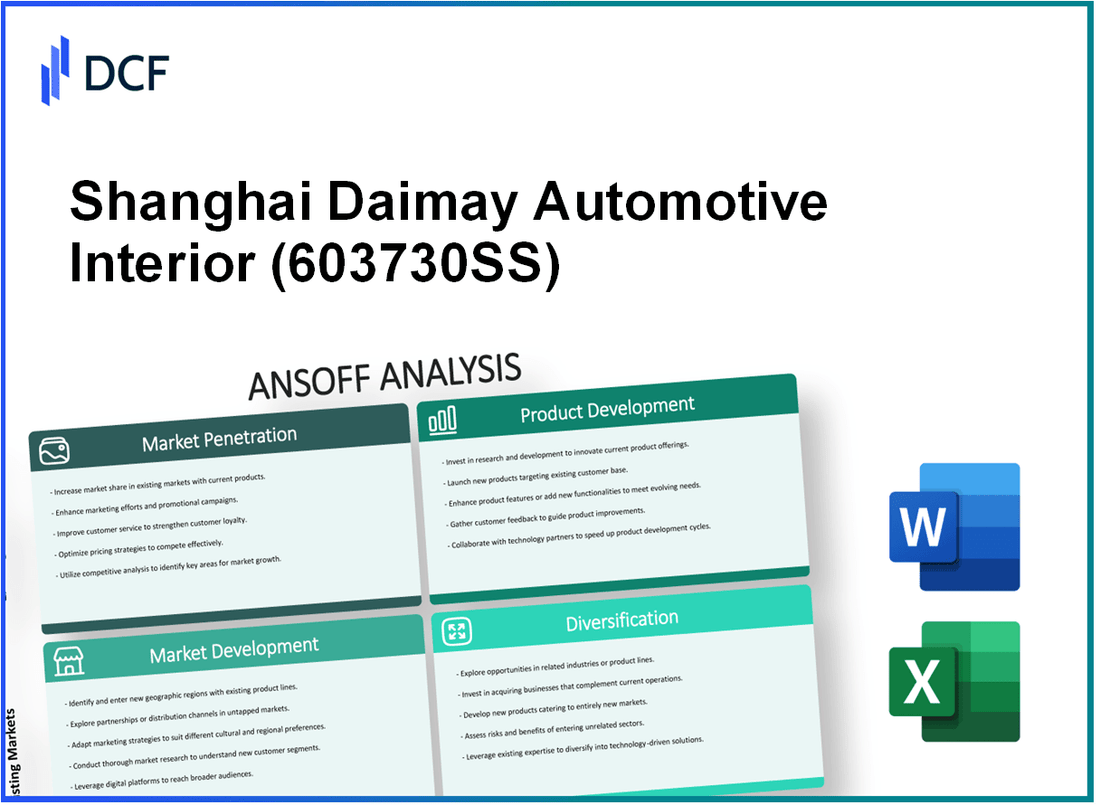 Shanghai Daimay Automotive Interior Co., Ltd (603730.SS): Ansoff Matrix