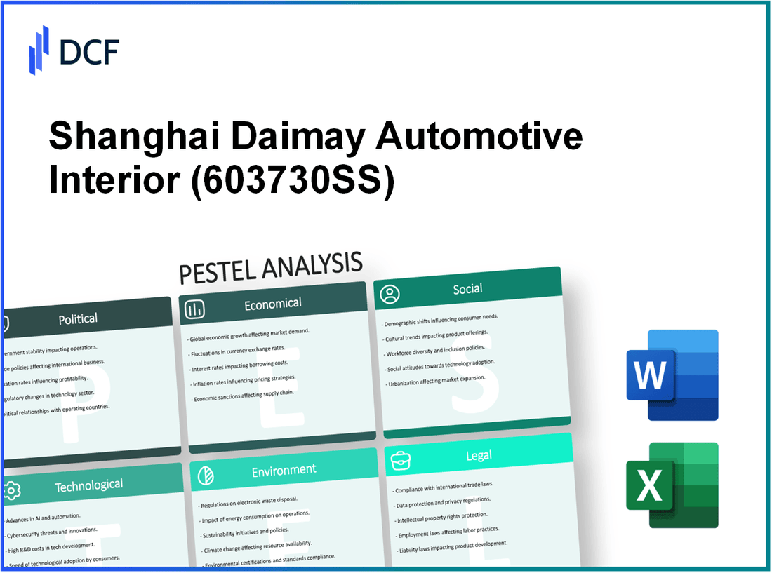Shanghai Daimay Automotive Interior Co., Ltd (603730.SS): PESTEL Analysis