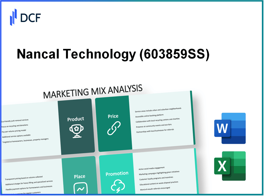 Nancal Technology Co.,Ltd (603859.SS): Marketing Mix Analysis