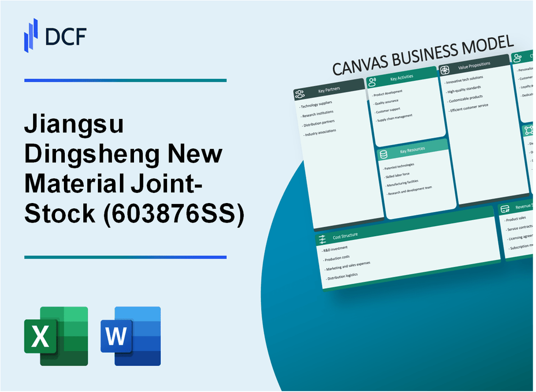 Jiangsu Dingsheng New Material Joint-Stock Co.,Ltd (603876.SS): Canvas Business Model