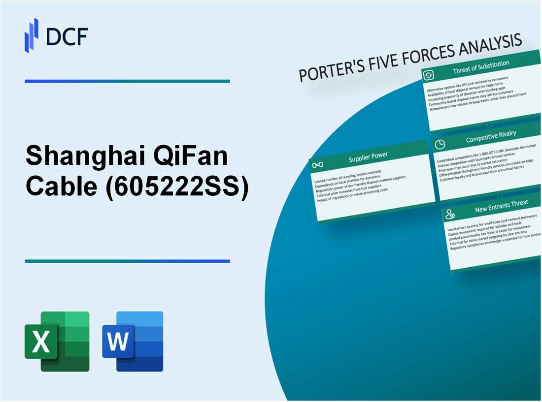 Shanghai QiFan Cable (605222.SS): Porter's 5 Forces Analysis