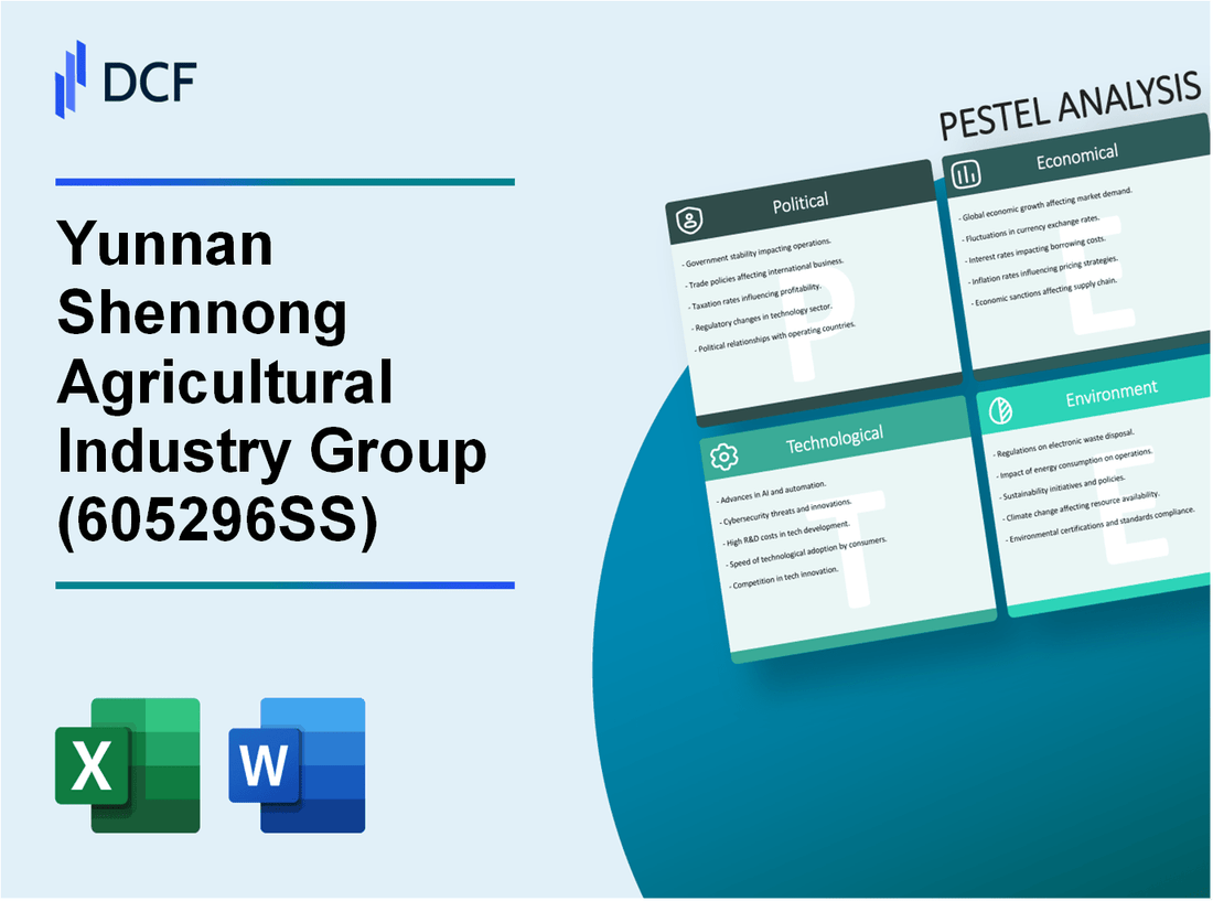 Yunnan Shennong Agricultural Industry Group Co.,LTD. (605296.SS): PESTEL Analysis