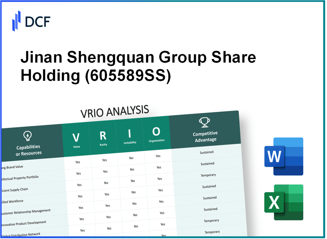 Jinan Shengquan Group Share Holding Co., Ltd. (605589.SS): VRIO Analysis