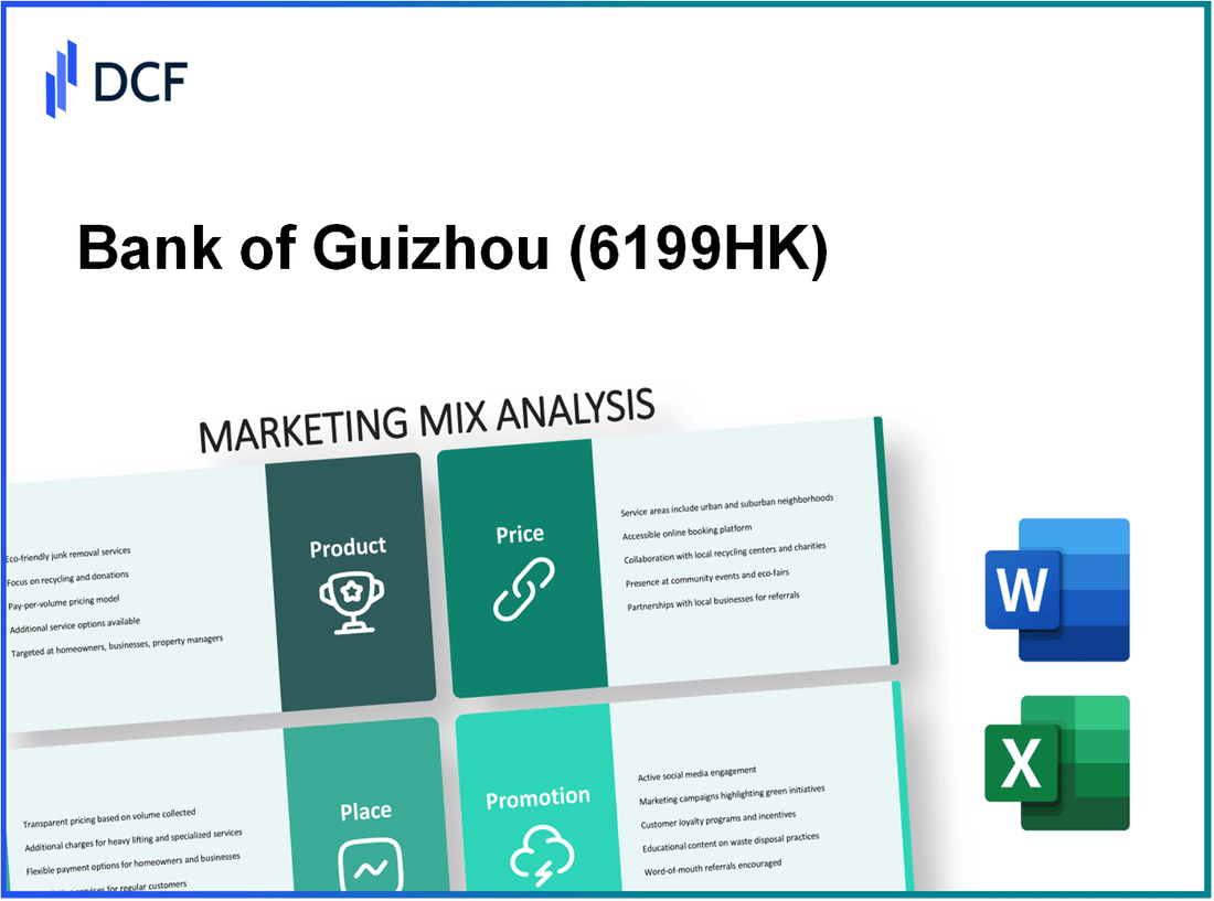Bank of Guizhou Co., Ltd. (6199.HK): Marketing Mix Analysis