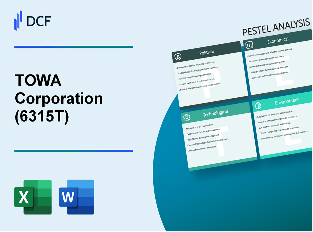 TOWA Corporation (6315.T): PESTEL Analysis