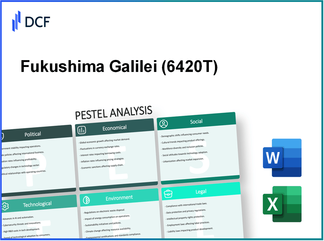 Fukushima Galilei Co.Ltd. (6420.T): PESTEL Analysis