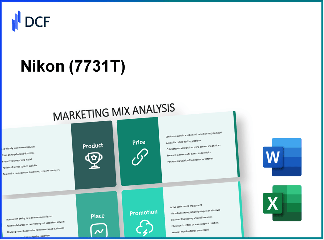 Nikon Corporation (7731.T): Marketing Mix Analysis