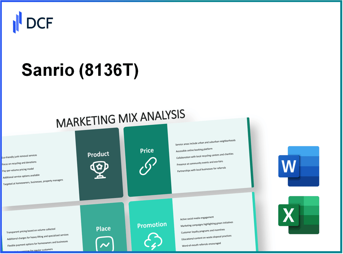 Sanrio Company, Ltd. (8136.T): Marketing Mix Analysis