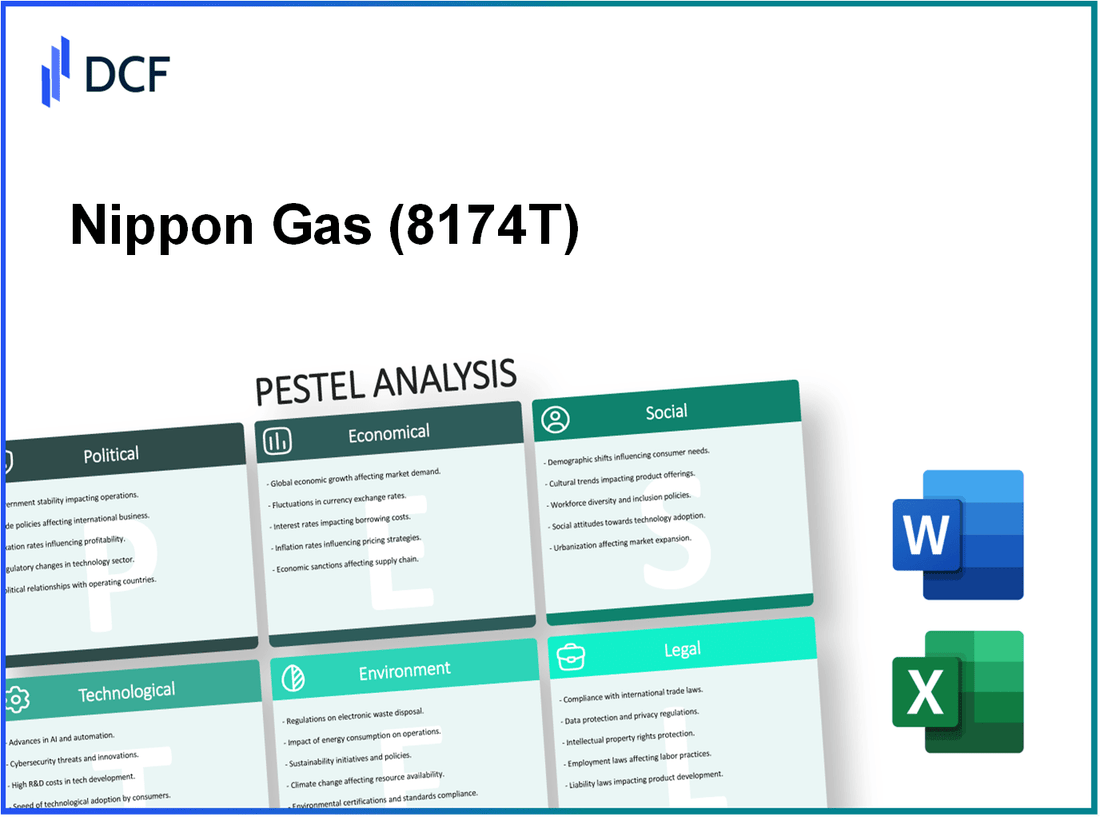 Nippon Gas Co., Ltd. (8174.T): PESTEL Analysis