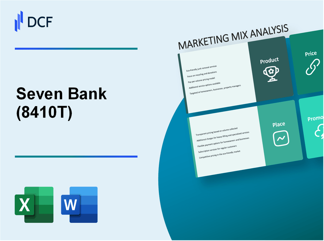 Seven Bank, Ltd. (8410.T): Marketing Mix Analysis
