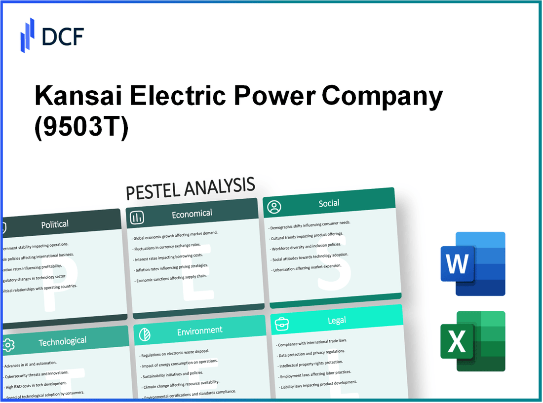 The Kansai Electric Power Company, Incorporated (9503.T): PESTEL Analysis