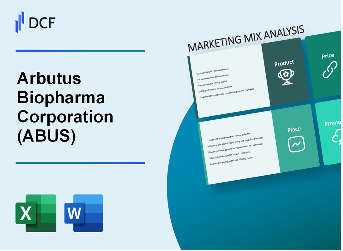 Arbutus Biopharma Corporation (ABUS) Marketing Mix