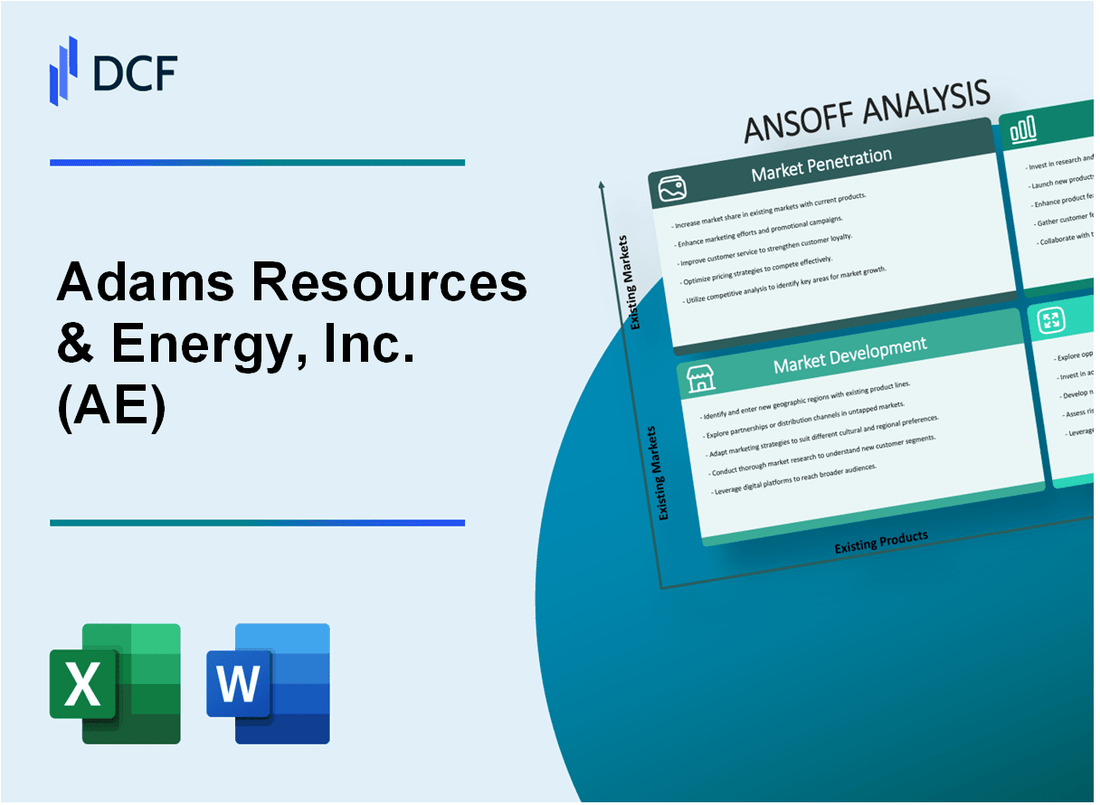 Adams Resources & Energy, Inc. (AE) ANSOFF Matrix