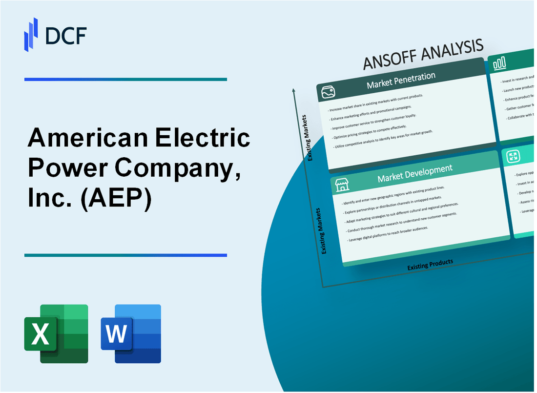 American Electric Power Company, Inc. (AEP) ANSOFF Matrix