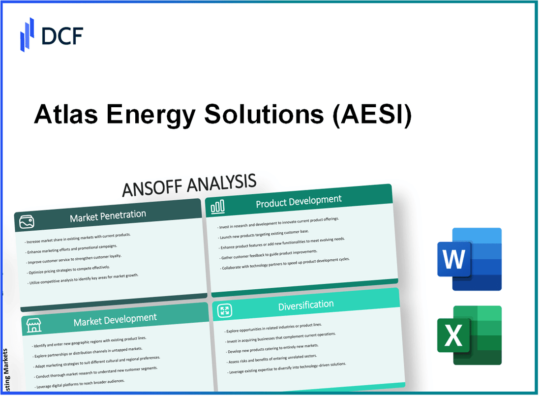 Atlas Energy Solutions Inc. (AESI): Ansoff Matrix