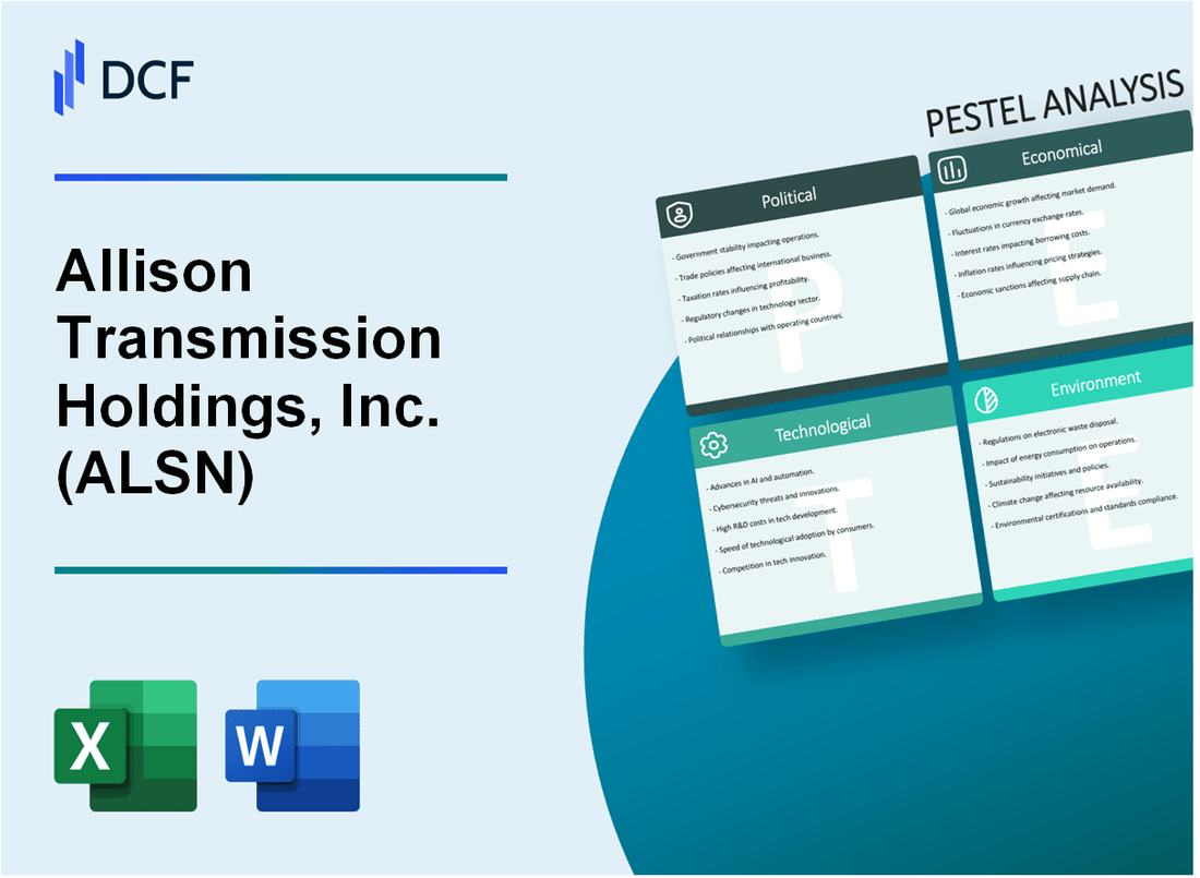 Allison Transmission Holdings, Inc. (ALSN) PESTLE Analysis