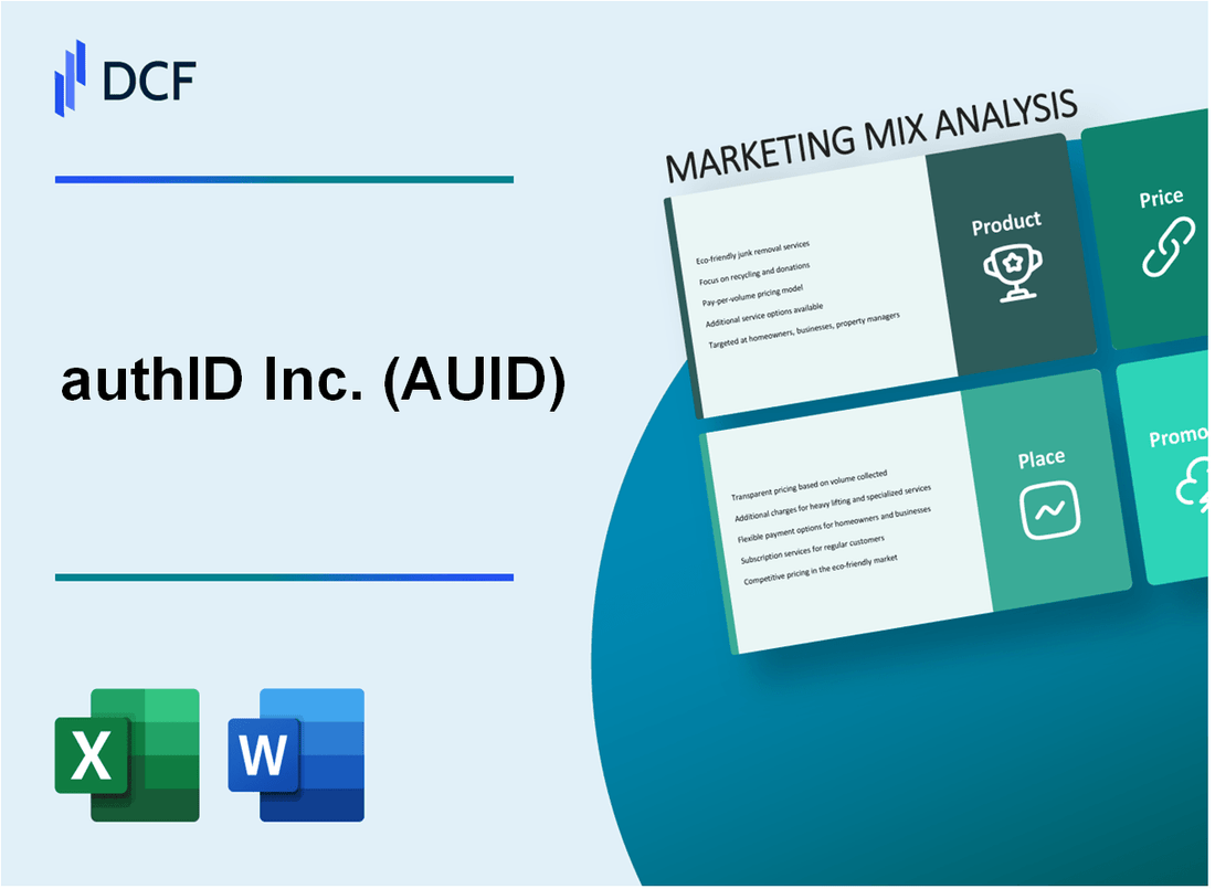 authID Inc. (AUID) Marketing Mix
