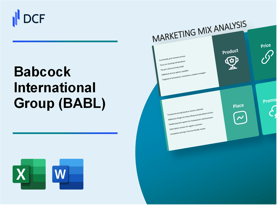 Babcock International Group PLC (BAB.L): Marketing Mix Analysis