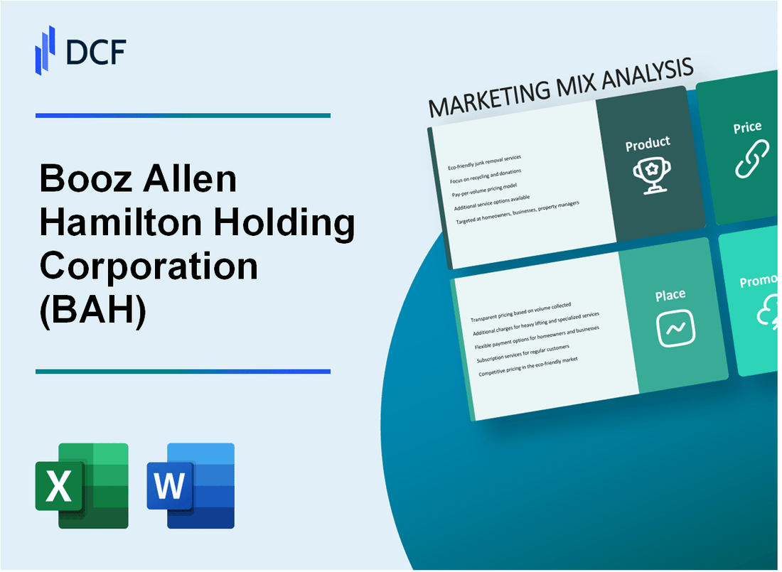 Booz Allen Hamilton Holding Corporation (BAH) Marketing Mix